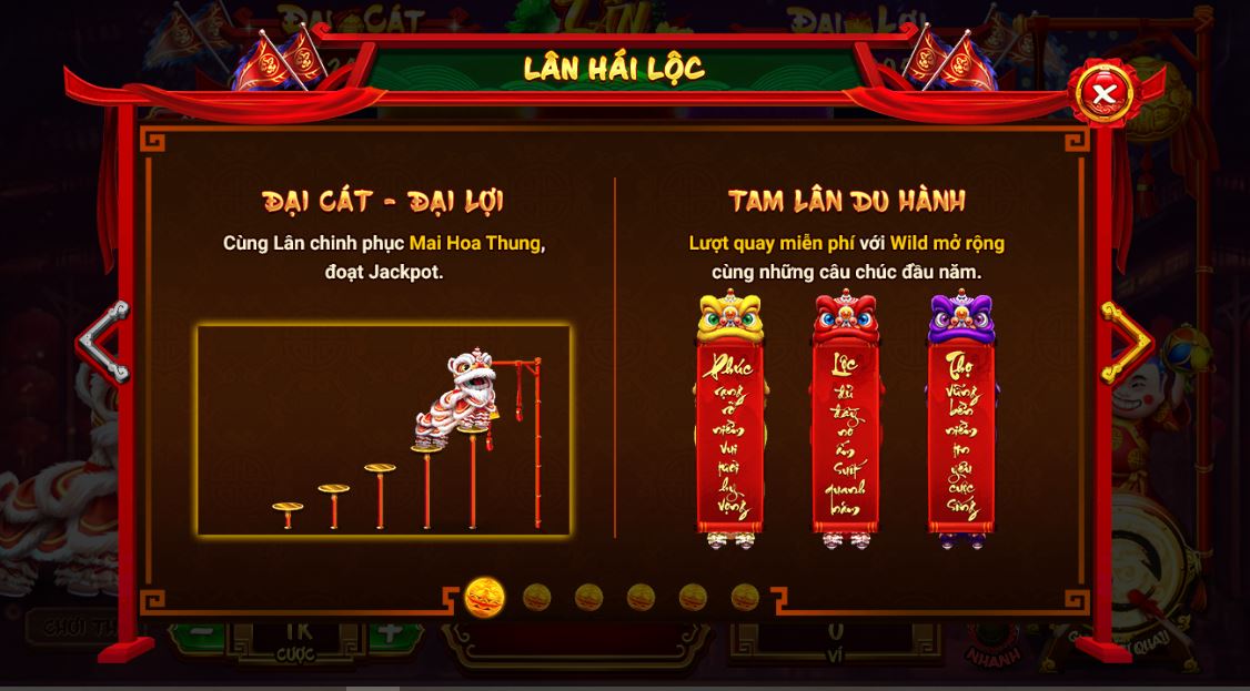 Tỷ lệ trả thưởng của game Lân hái lộc SV88 cực cao