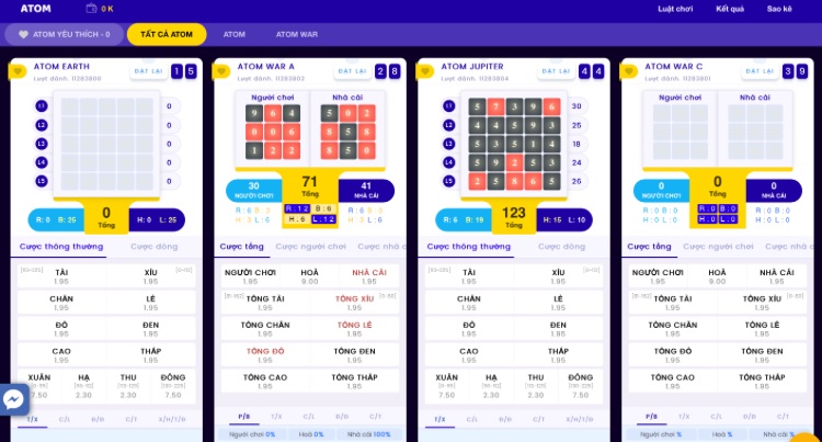 Cùng SV88vip tìm hiểu quay số Atom