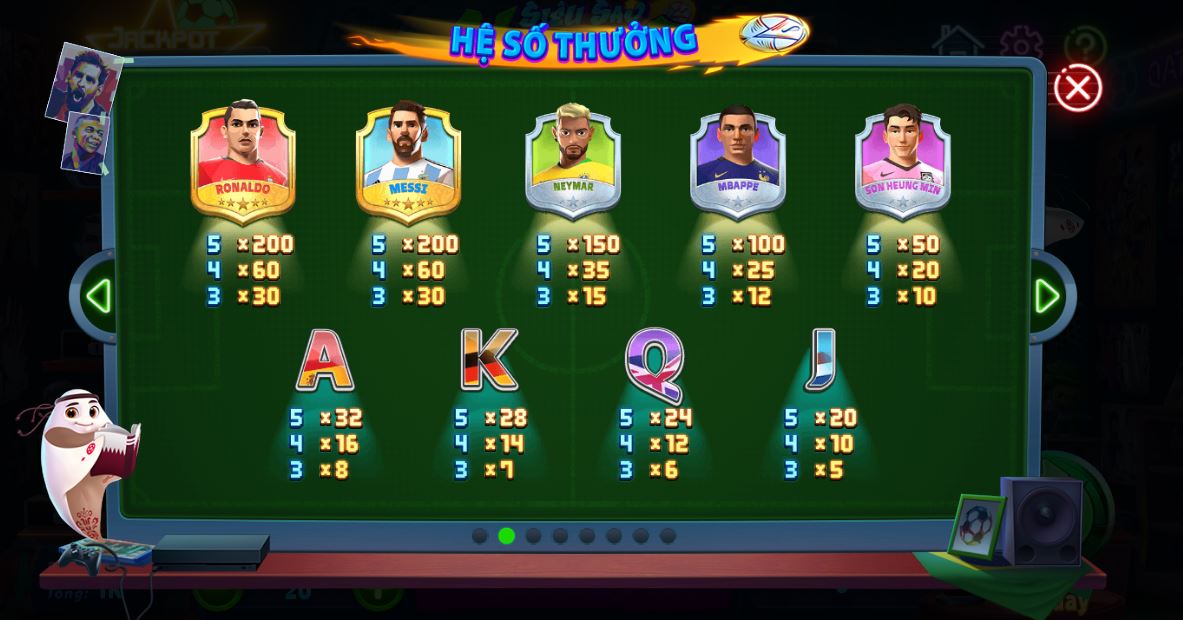 Hệ số trả thưởng của game này siêu hấp dẫn